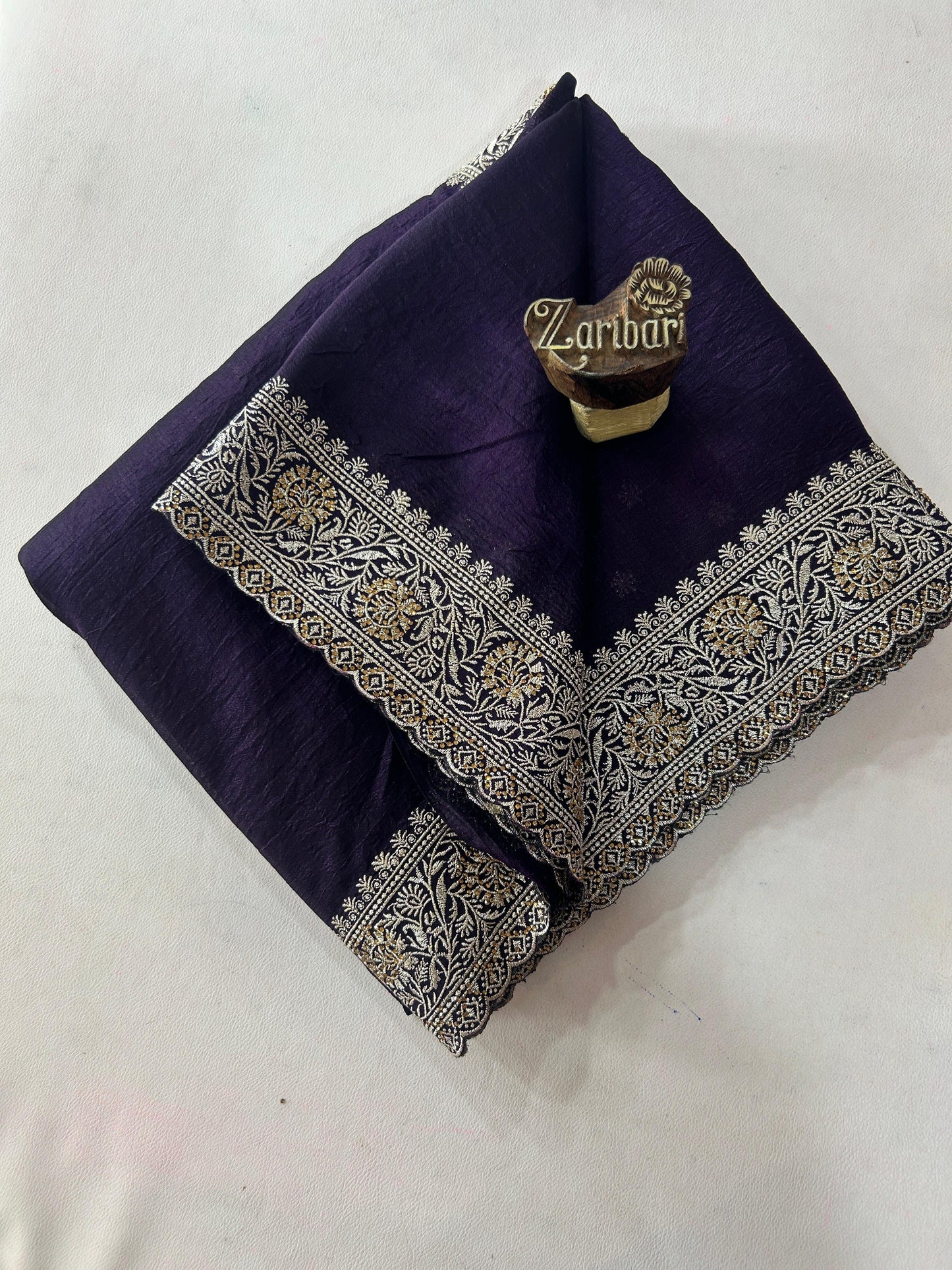 Silk Purple Saree