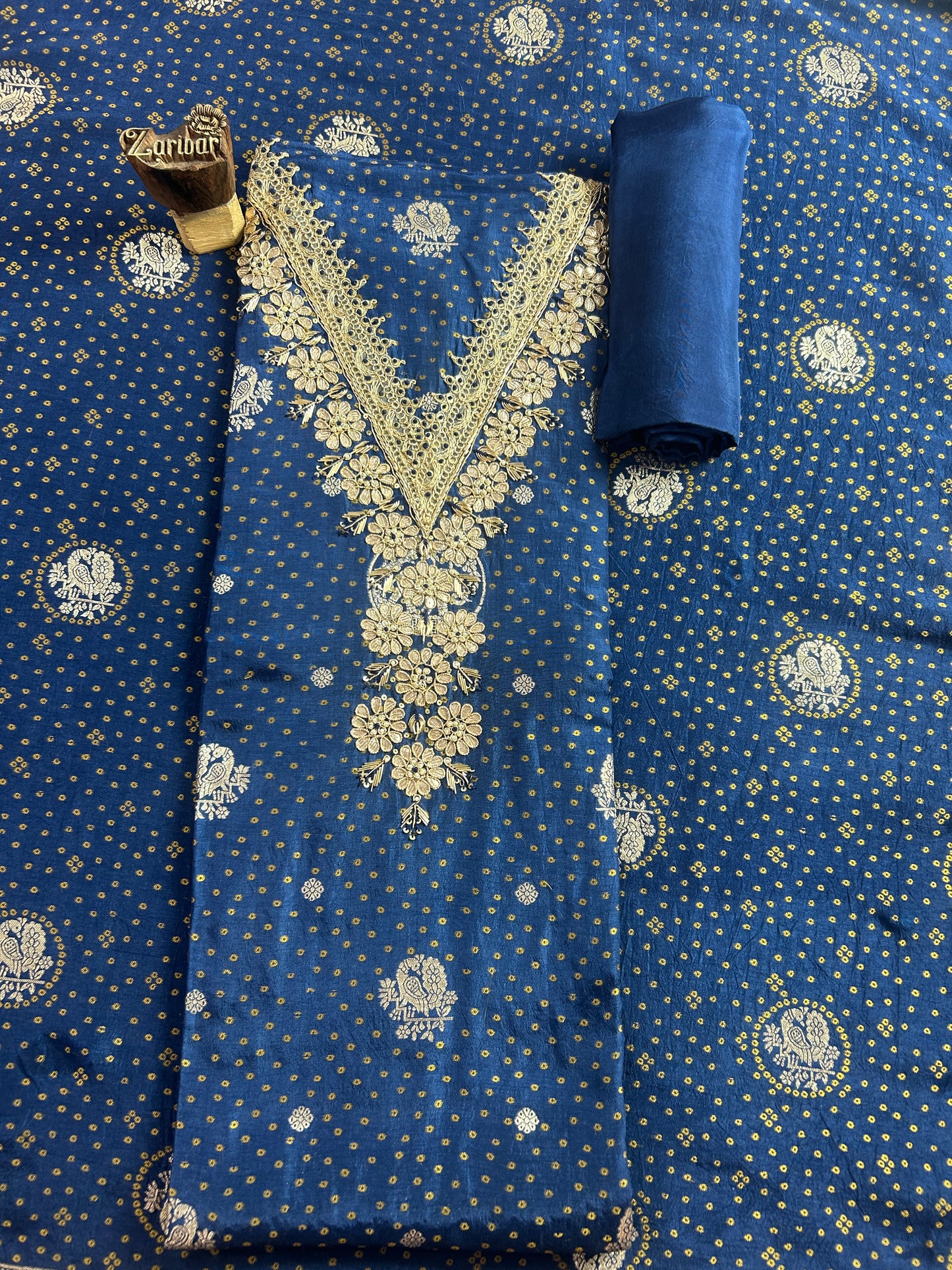 Peacock Royale Bandhani Suit