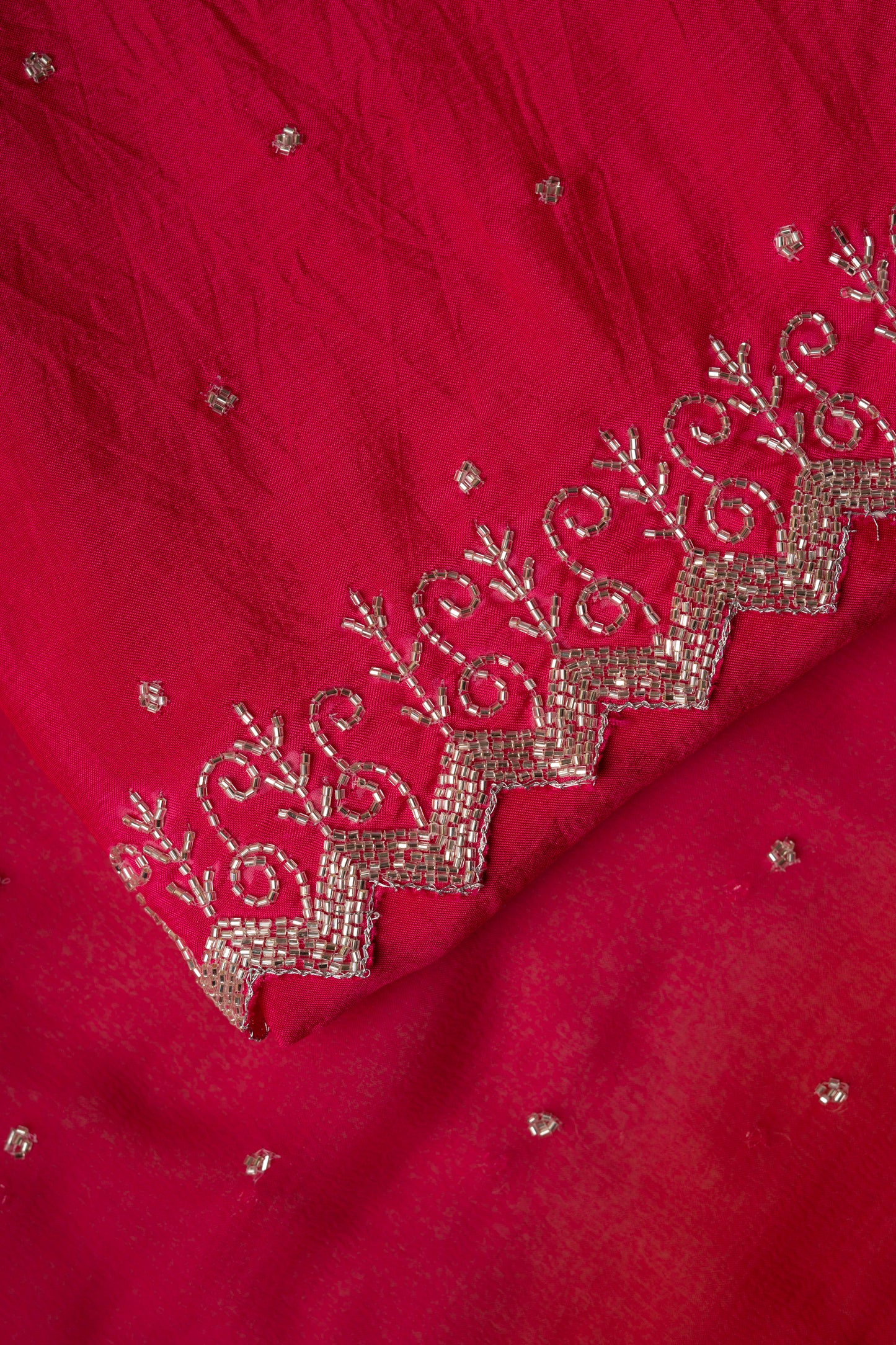 Rani Colour Kardana Cut Work Pure Dola Silk D2 Unstitched Suit