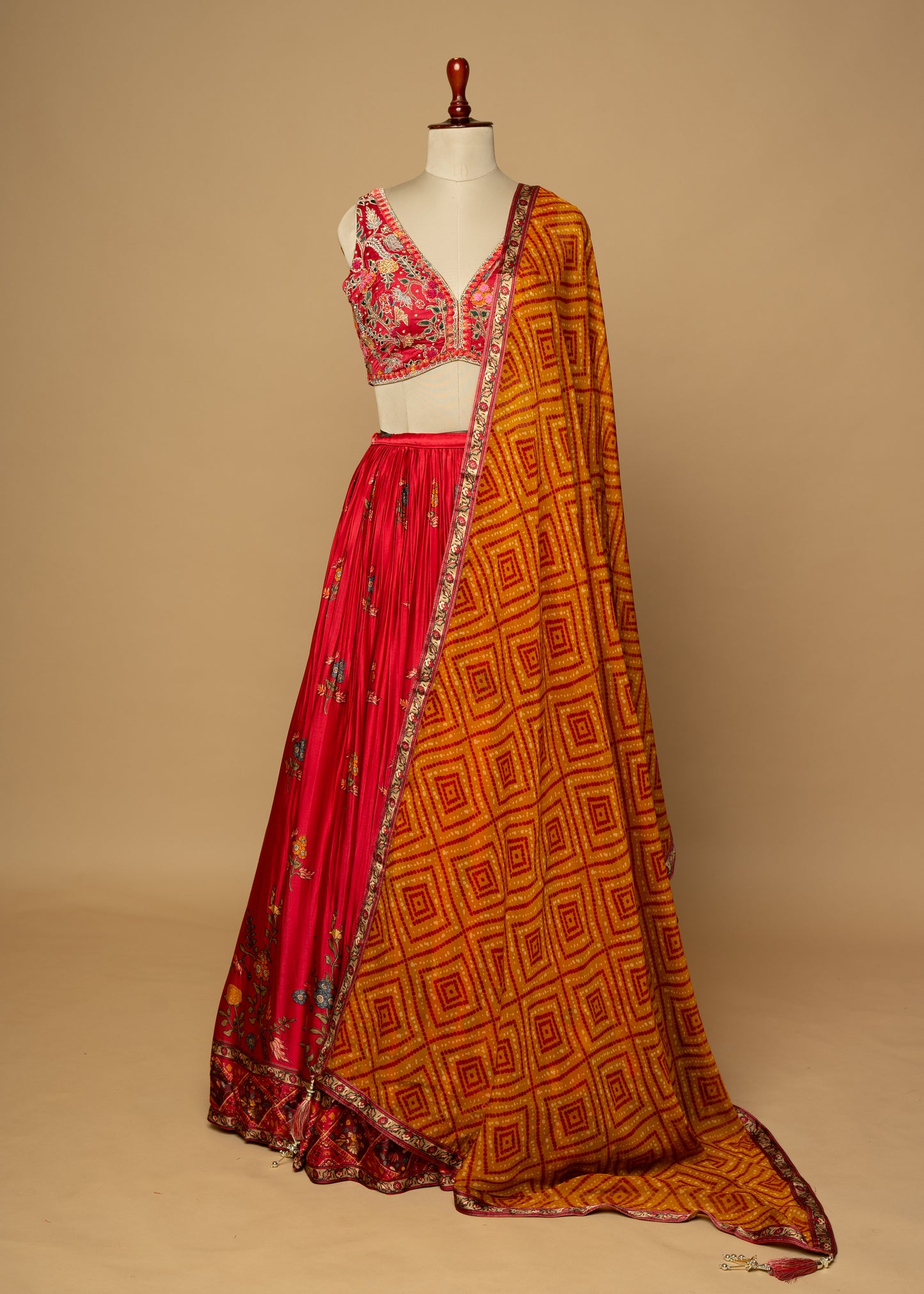Rani Designer Gazi Silk Crop Set